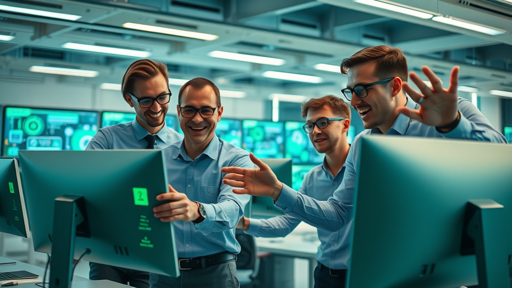 IT team utilizing automation for cost-effective mobile application management