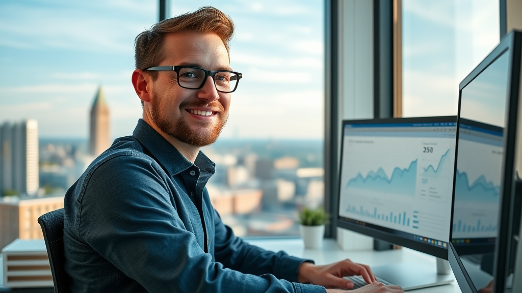 local SEO digital branding Muskegon MI entrepreneur SEO analytics workspace