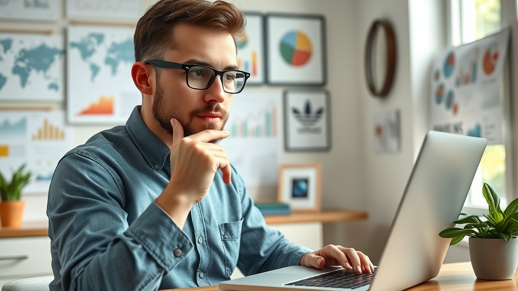 digital marketing expert analyzing local seo data for small business branding