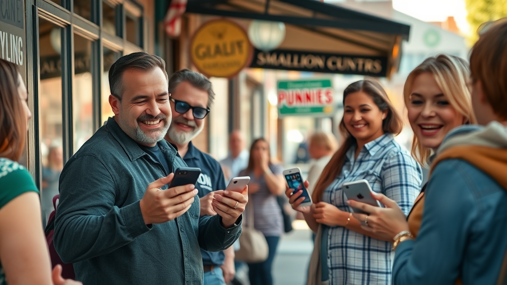 Muskegon small business owners using mobile app