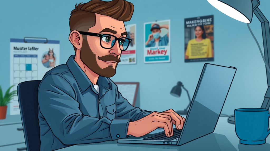 Business owner in Muskegon launching digital marketing campaigns focused on social proof.