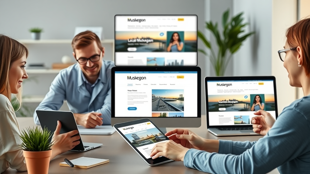 web design website design Muskegon business on all devices