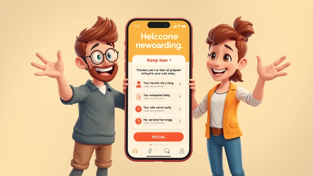 onboarding process app user guided with friendly onboarding steps mobile app engagement
