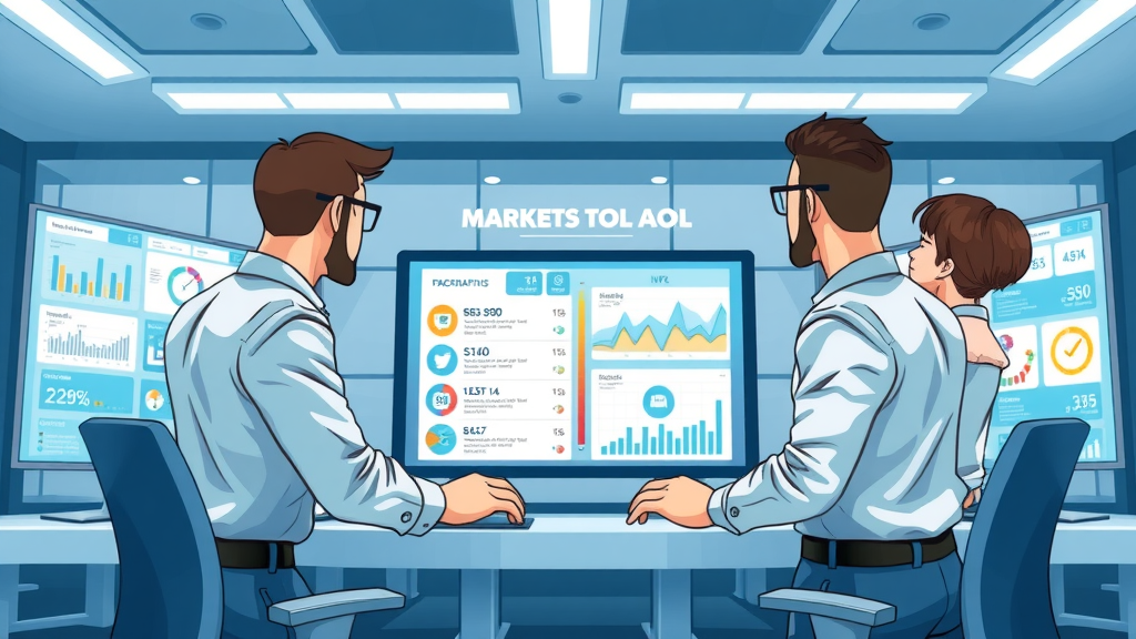 infographic chart comparing top digital marketing tools in a professional workspace