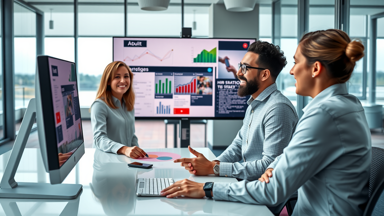 marketing agency Muskegon presenting digital marketing strategy for web design and content marketing