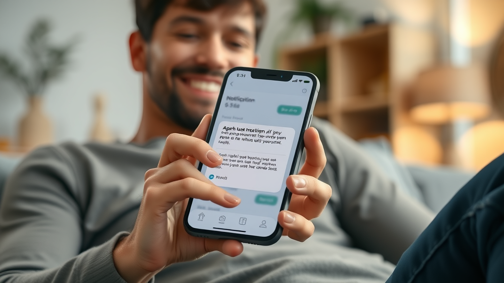 push notification engaging app user via mobile phone