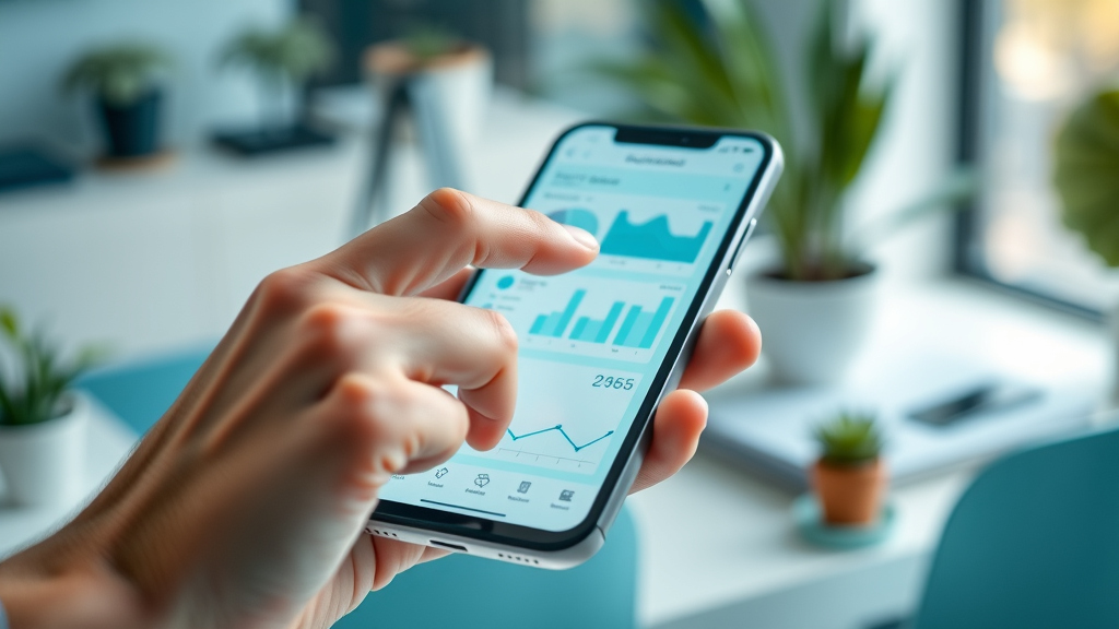 Mobile app dashboard features for Muskegon small business