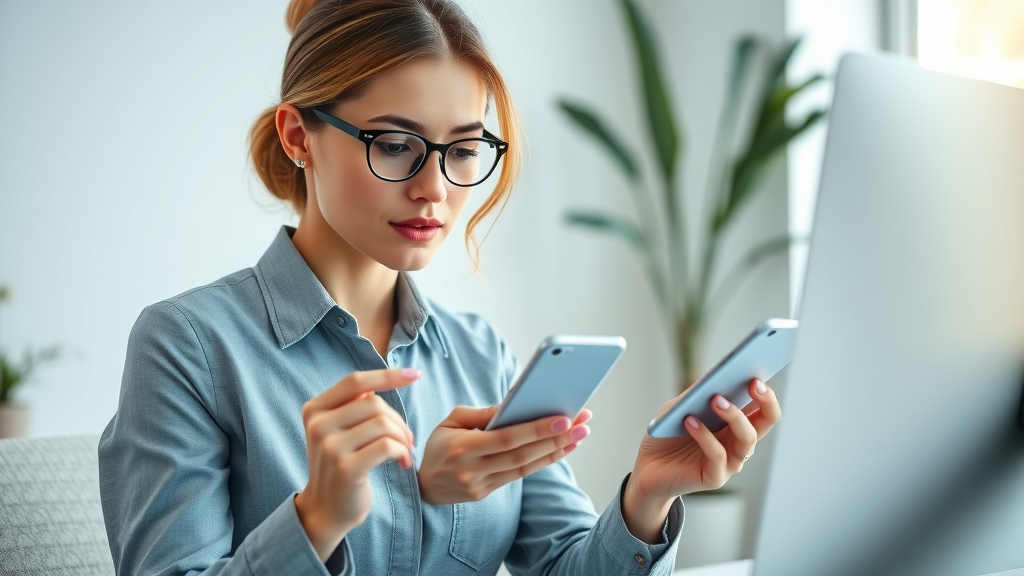 professional using CRM integration with small business phone system for tracking calls