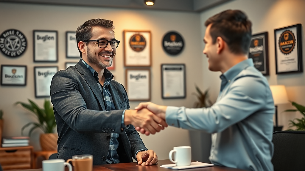 small business owner consulting Muskegon marketing agency