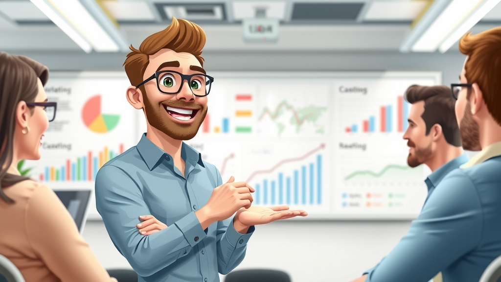 Muskegon digital marketer explaining SEO service results