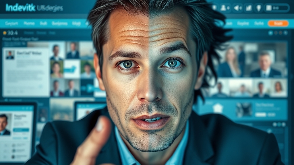 Split view of outdated and modern affordable web design Muskegon business website