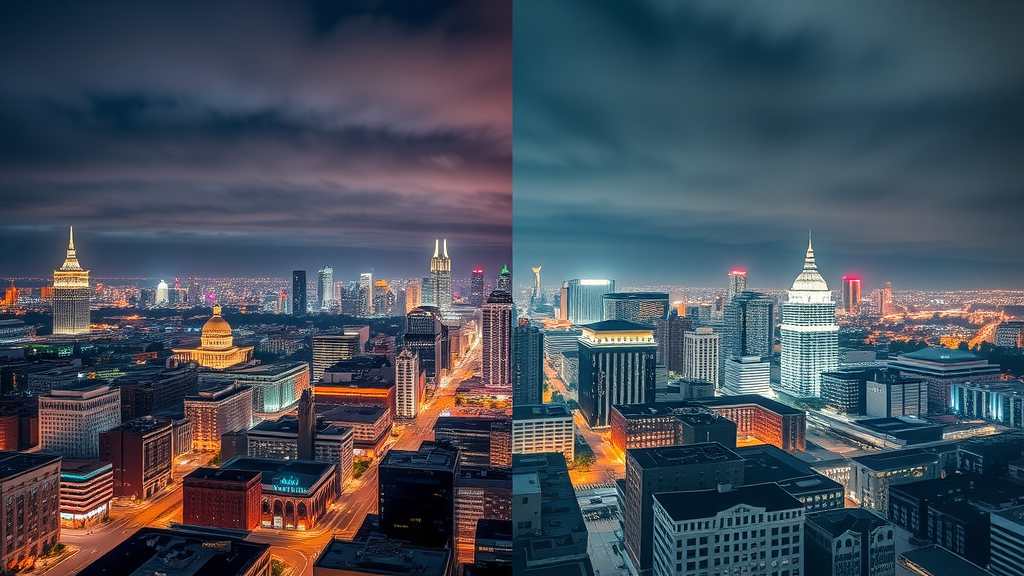 Muskegon vs. Grand Rapids digital advertising strategies: Vibrant skylines, digital age business focus