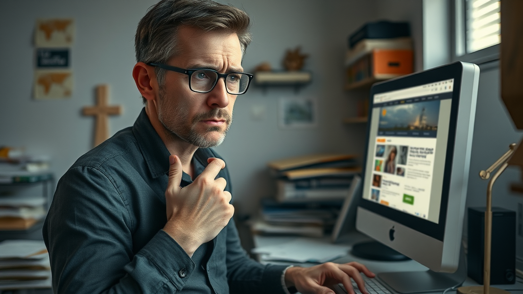muskegon web design frustrated small business owner with outdated unprofessional website