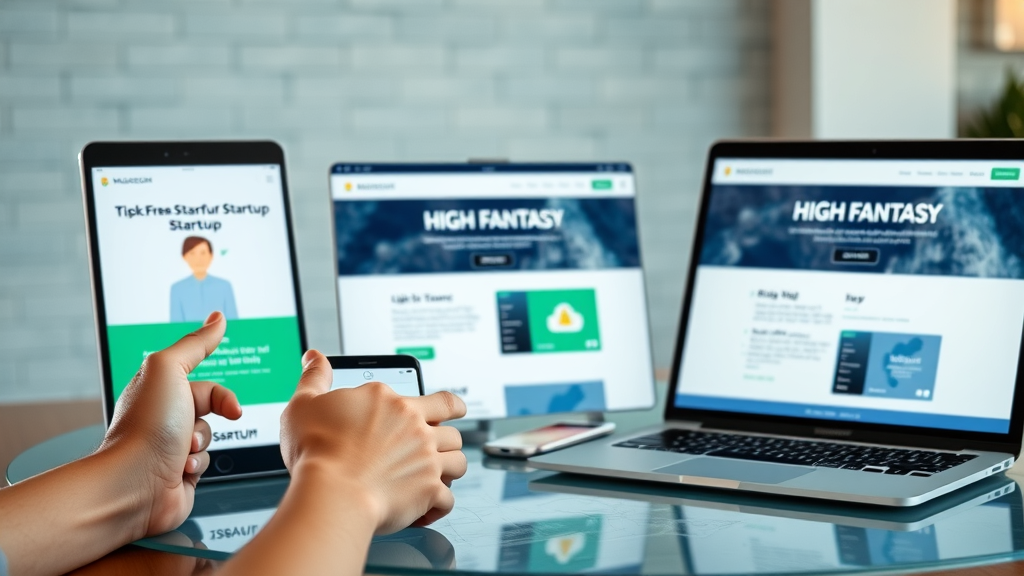 startup website development, muskegon - mobile-first responsive web design on multiple devices