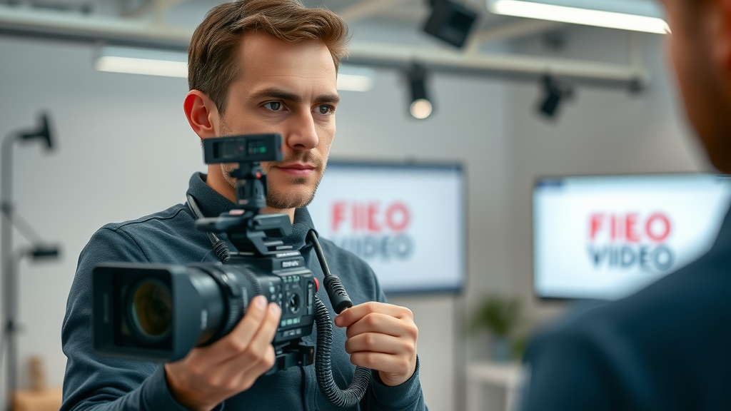 video production company muskegon videographer filming corporate testimonial video