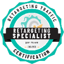 certified retargeting badge